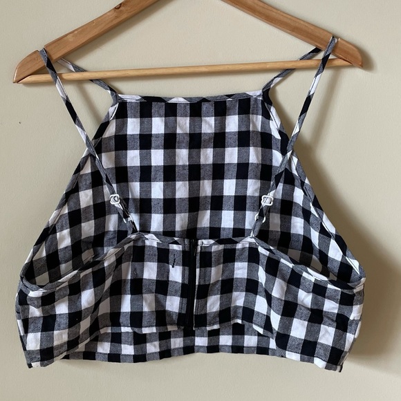 Native Youth, GINGHAM CROP TOP, Medium - Picture 3 of 11